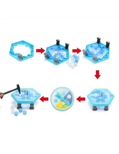 Stalo žaidimas "Pingvinų spąstų vakarėlis"