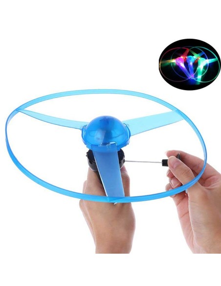 Rutulinis sraigtas su katapultą - LED skraidantis diskinis malūnsparnis