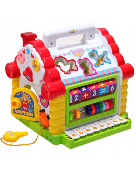 Spalvingas edukacinis namelis kūdikiams