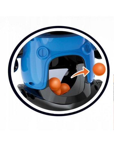 Pompiniai ginklai su robotu-taikiniu