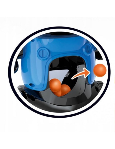Pompiniai ginklai su robotu-taikiniu