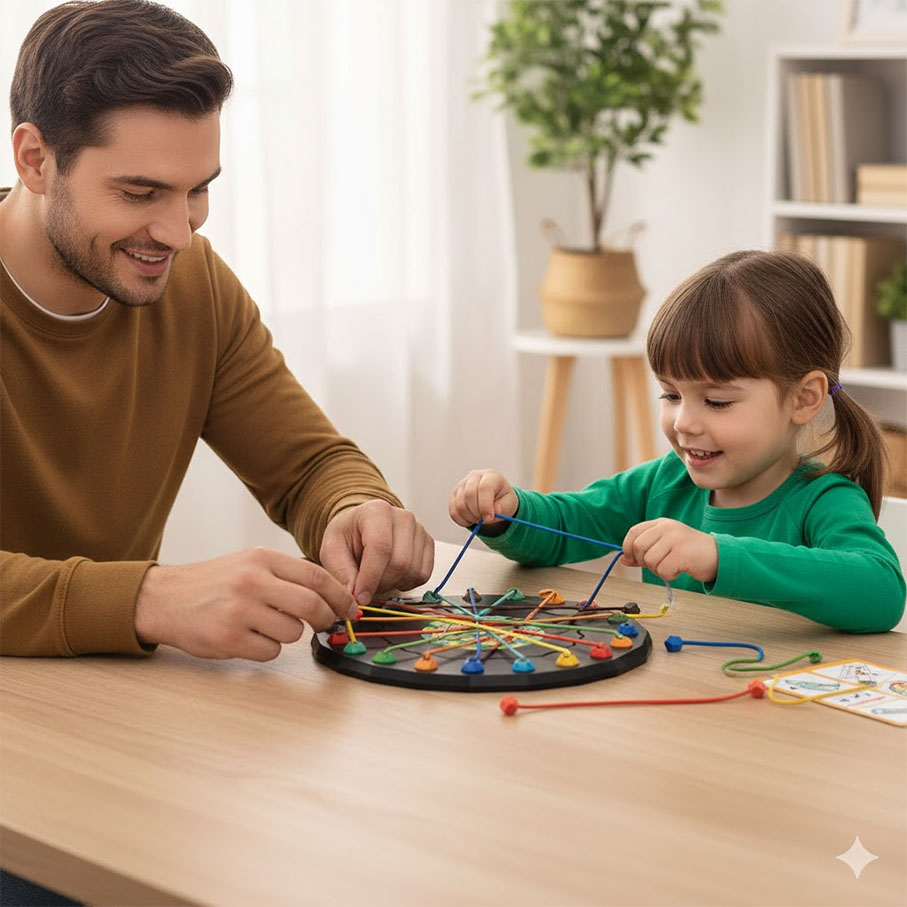Galvosūkių stalo žaidimas Untie a Rope Competition – Virvės atpainiojimo varžybos